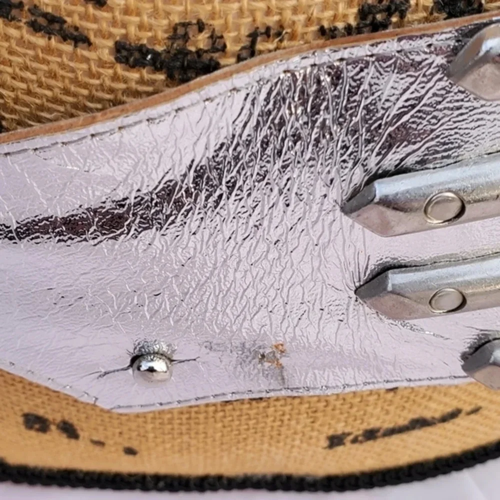 Vintage‎ Silver Foiled belt S..M